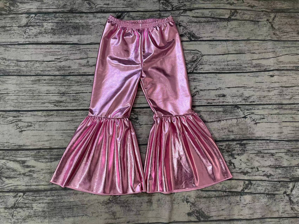 P0253 Boutique Satin Pink Girl Pants