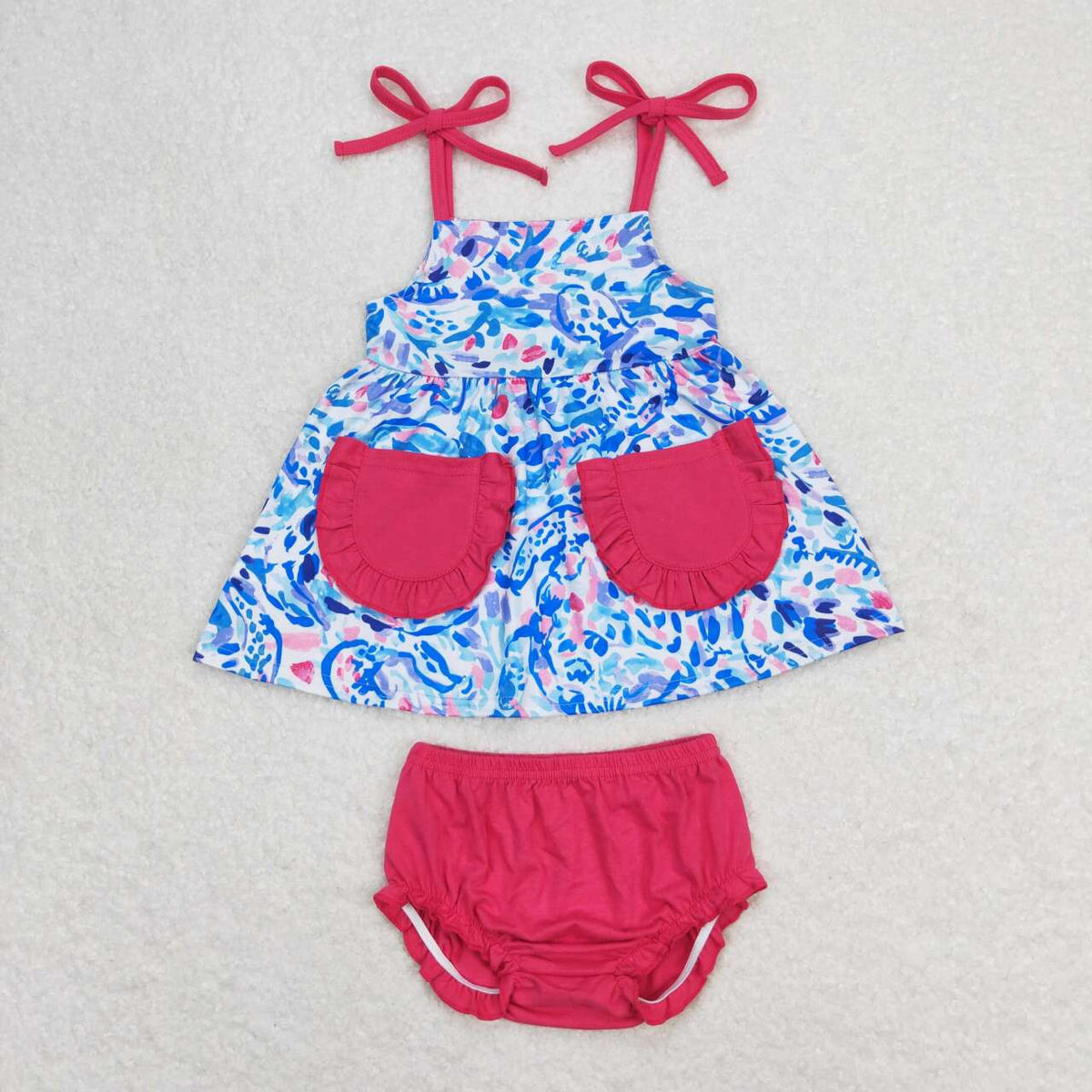 Vintage Floral Bummie Set by TwoCan