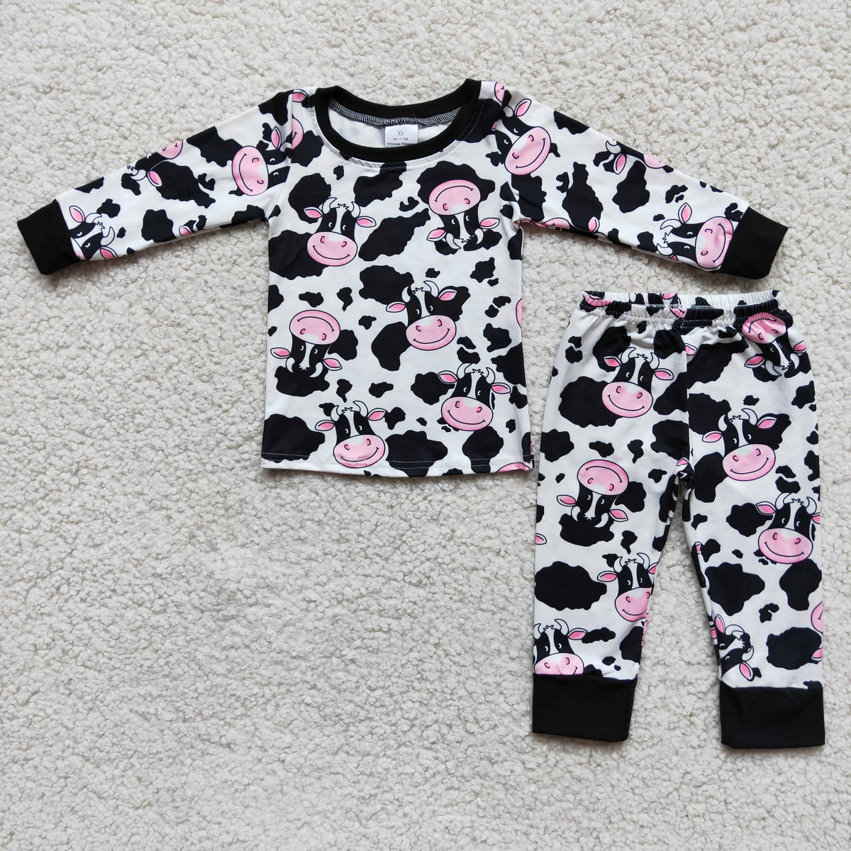 SALE 6 A71 Boy Cows Cute Pajamas Outfits Amy yu garments wholesale