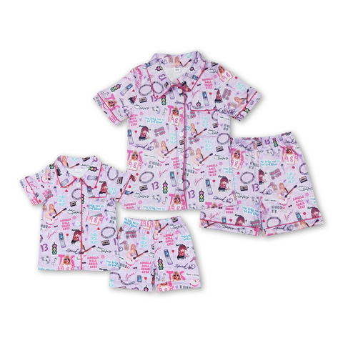 GSSO0931/GSSO1449 Singer Star Mommy and me Family Matching Clothes