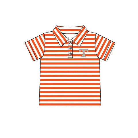 MOQ 8 pcs Custom style No MOQ Football Team T Boys Polo Shirt Top