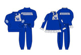 MOQ 8 Pcs Each Style Custom Style University team UK Kentucky Matching Kids Clothing