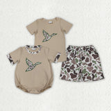 Embroidery Mallard Camo Kids Matching Clothes