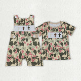 Embroidery Easter Camo Kids Matching Clothes