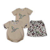 Embroidery Mallard Camo Kids Matching Clothes