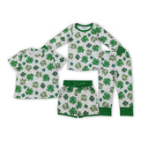 Saint Patrick Green Leaf Kids Sibling Matching Clothes