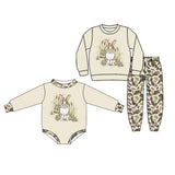 Preorder MOQ 5 pcs Each Style Easter Bunny Camo Kids Matching Clothes-2026.8.27
