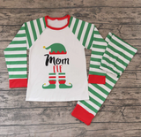 Elf Christmas Family Pajamas Sibling Matching Clothes