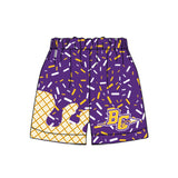 MOQ 5 pcs Each Style Custom Style School Team Drip Sprinkles Boy's Shorts