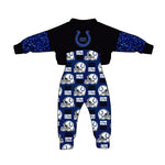 MOQ 8 PCS Custom style #5 COLTS ny Football Team Jumpsuit 2 pcs Girl's set
