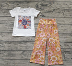 GSPO0700 Her Comes The Sun Flower Orange Girl's set