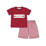 MOQ 3 pcs each style Custom Style Screen Printed Arkansas Football Team Matching Clothes