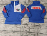 MOQ 8 pcs Custom Style FLORIDA Print Pullover Ziper Shirt Top Boy