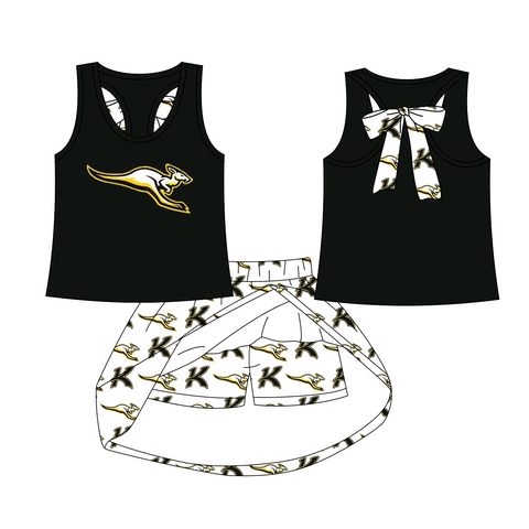 MOQ 8 pcs Custom Style Team Cheer Girls Skorts Set