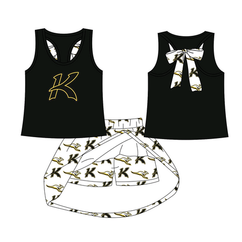 MOQ 8 pcs Custom Style Team Cheer Girls Skorts Set