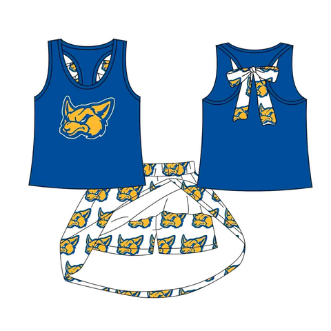 MOQ 8 pcs Custom Style Nazareth Swifts Team Cheer Girls Skorts Set