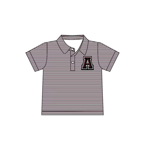 MOQ 8 pcs Custom Style Abernathy Team Boy Polo Shirt Top