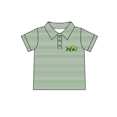 MOQ 8 pcs Custom Style N Stripe Team Boy Polo Shirt Top