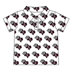 MOQ 5 pcs Custom Style FB Boys Daddy Men's Polo Shirt Top