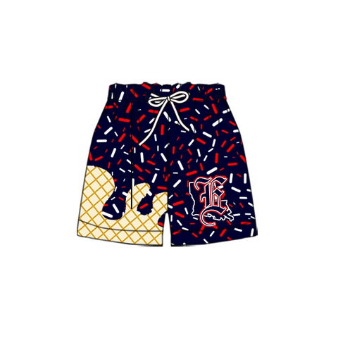 MOQ 5 pcs each style Custom Style Baseball Team Boy's Shorts