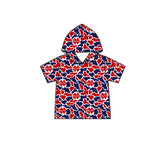 MOQ 5 pcs Each Custom Style ND Camo Yoga Boys Men's Hoodie Pullover