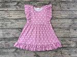 GSD0362 Purple Dots Girl's Dress