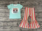 GSPO0657 Wild West Stripe Girl's Set