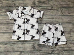 BSSO0277 Horse riding Boy's Girl's Pajamas Set