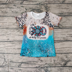 GT0195 GOD Leopard Girl Boy Shirt Top