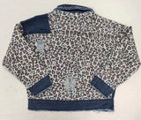 GT0203 Fashion Leopard Kids Denim Jacket