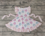 GSD0407 Smiley face Belt Girl's Dress