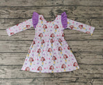 GLD0252 Princess Purple Girl's Dress