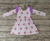 GLD0252 Princess Purple Girl's Dress