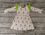 GLD0249 Princess Green Girl's Dress