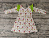 GLD0249 Princess Green Girl's Dress
