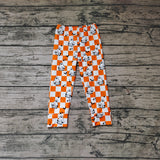 P0167 Halloween Ghost Plaid Boy's Pants