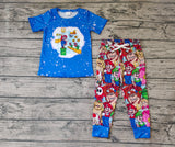 BSPO0142 Cartoon Blue Boy's Set