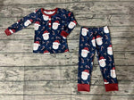 BLP0247 Christmas Santa Candy Cane Boy's Pajamas Set