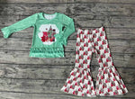 GLP0577 Christmas Dance Trees Green Girl's set