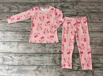 GLP0586 Cartoon Mouse Pink Pajamas Set