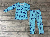 SALE BLP0233 Cartoon Mouse Blue Pajamas Set