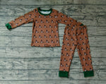 BLP0265 Hunting Mallard Green Boy's Pajamas Set
