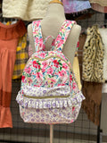 BA0101 Flower Purple Backpack Bag