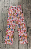 P0267 Christmas Cartoon Tree Women Adult's Pants