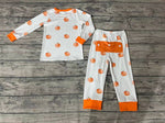 BLP0297 Pumpkin Orange Boy's Pajamas Set