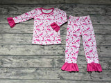 GLP0701 Barbie Pink Girl's Pajamas Set