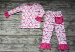 GLP0701 Barbie Pink Girl's Pajamas Set