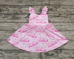 GSD0463 Pink Tulle Girl's Dress