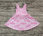 GSD0463 Pink Tulle Girl's Dress