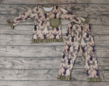 GLP0747 Hunting Deer Girl Pajamas Set